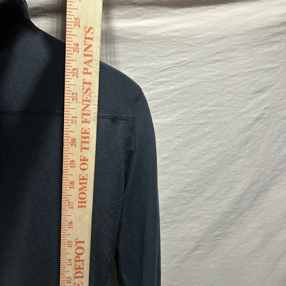 Carhartt Force Quarter Zip Pullover Womens M 8-10 Black Long Sleeve Base Layer
